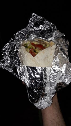 Falafel sandwich 600huf (2€) at Falafel Sziget in Budapest