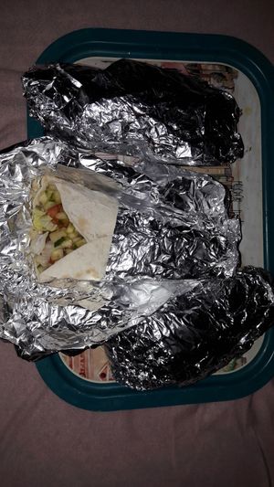 Falafel sandwich 600huf (2€) ×3 at Falafel Sziget in Budapest