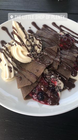 Crepes at The Little Shop of Plenty in Maylands