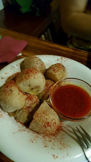 Papas con mojo at La Tavernaire in Valencia