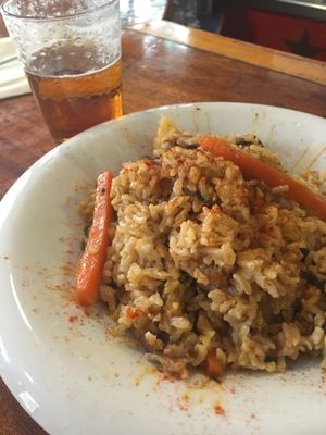 The most delicious rice ever!  at La Tavernaire in Valencia