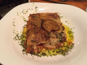 Aubergine moussaka  at La Tavernaire in Valencia
