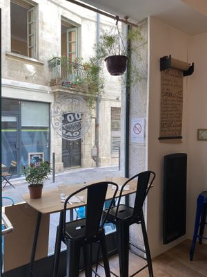 The view  at Les P'tits Poissons Verts in Nimes