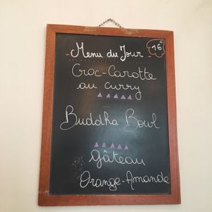 menu du jour at Les P'tits Poissons Verts in Nimes