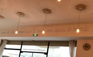 #Gandhi  at Les P'tits Poissons Verts in Nimes