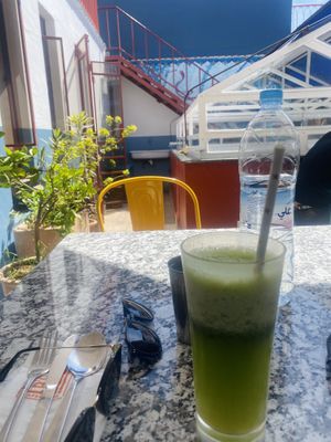   at Cafe Clock in Marrakech