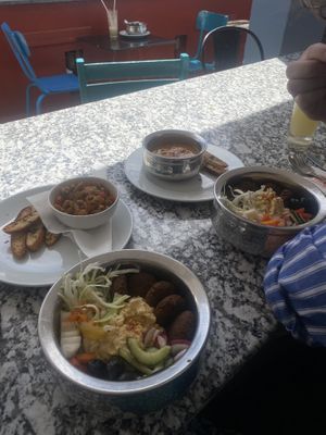   at Cafe Clock in Marrakech