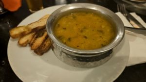 Vegetable Soup at Cafe Clock in Marrakech