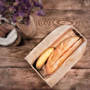 the tofu banh mi with banana  at Pateta in Hanoi