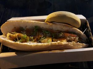 Vegan banh mi at Pateta in Hanoi