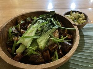 Tempe bulgogi  at Pisang Pisang in Lembongan