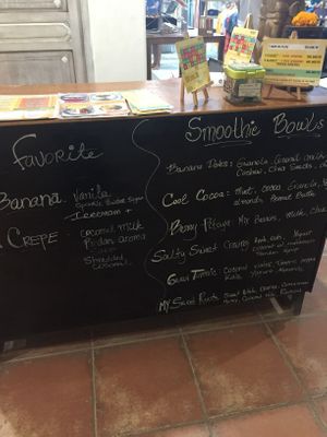 Menu  at Pisang Pisang in Lembongan