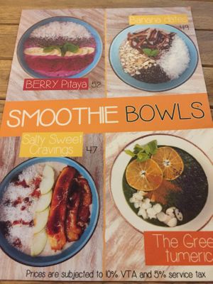 Bowls  at Pisang Pisang in Lembongan