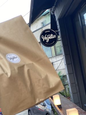 Burger to go!  at Vegetus 베제투스 in Seoul