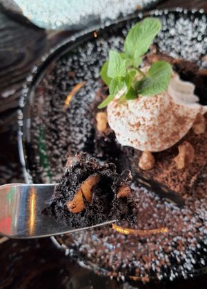 Gluten-free Brownie - close-up at Vegetus 베제투스 in Seoul