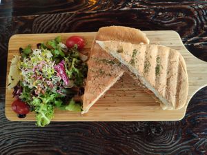 Bulgogi panini from the top haha at Vegetus 베제투스 in Seoul