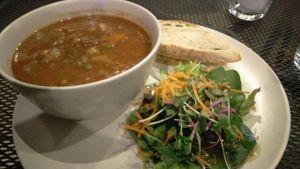 Lentil soup at Vegetus 베제투스 in Seoul