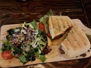 Bulgogi panini at Vegetus 베제투스 in Seoul