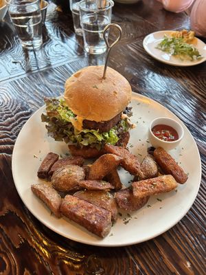 Jalapeño burger  at Vegetus 베제투스 in Seoul