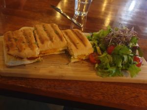 Panini 8/10 - would've been a 9 but the aubergine detracted from it at Vegetus 베제투스 in Seoul