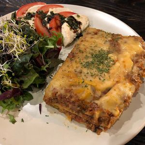 New years dinner Lasagne  at Vegetus 베제투스 in Seoul