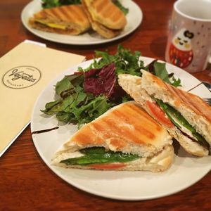 Caprese panini at Vegetus 베제투스 in Seoul