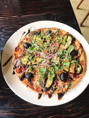 Vegan pizza!!! Yummy at Vegetus 베제투스 in Seoul