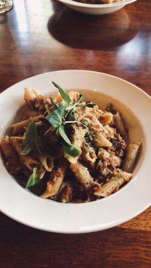 Vegan Pasta Bolognese! No gluten also. A bit spicy, but I love it 🥰  at Vegetus 베제투스 in Seoul