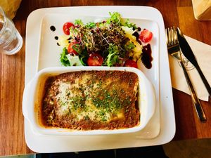 Lasagna at Vegetus 베제투스 in Seoul