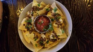 The nachos.. Would have been better if served hot and could use more nacho cheese at Vegetus 베제투스 in Seoul