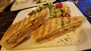 Bulgogi panini. Nice flavor and texture! at Vegetus 베제투스 in Seoul