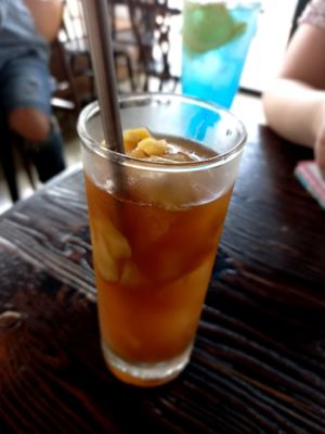 Ginger iced tea at Vegetus 베제투스 in Seoul