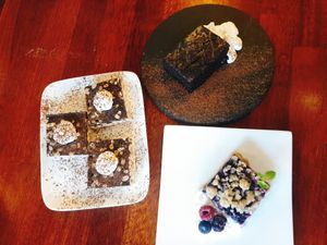 Peanut butter bar and brownie!!! at Vegetus 베제투스 in Seoul