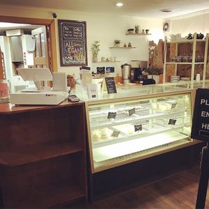 Display case at Vegan East in White Bear Lake