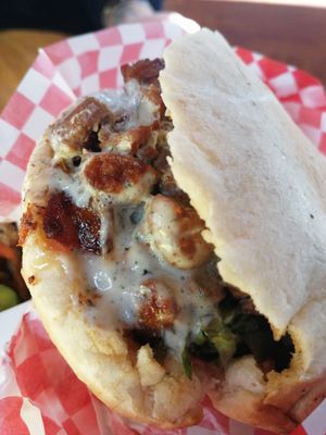 Kebab vegano at Veggie's World in Andorra La Vella