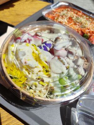 Buddha bowl at Veggie's World in Andorra La Vella