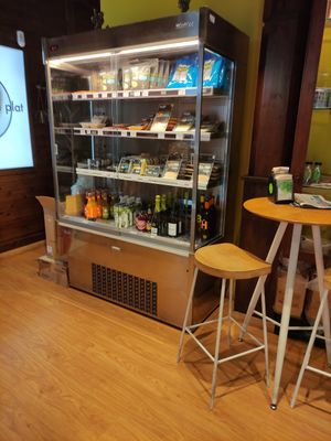 Little shop at Veggie's World in Andorra La Vella