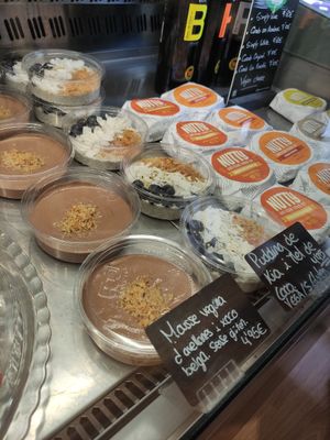 Desserts at Veggie's World in Andorra La Vella