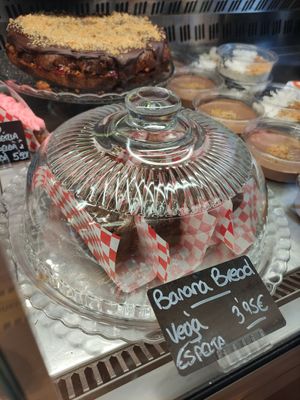 Banana bread at Veggie's World in Andorra La Vella