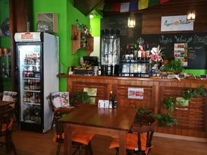 The bar at veggies world at Veggie's World in Andorra La Vella