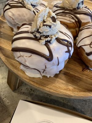 Cookie Dough Donur at Beards Coffee Bar & Bakery in Sudbury