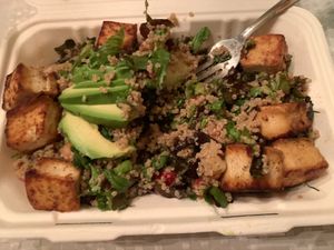 Their tofu is really good!  at Local's Cafe in Port Jefferson