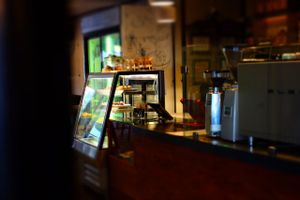 . at Local's Cafe in Port Jefferson