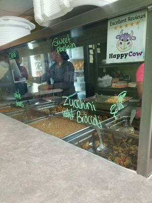 buffet at Vegan and Juice in Miami