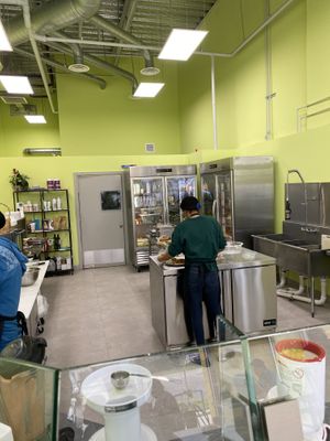 Outstanding kitchen  at Vegan and Juice in Miami