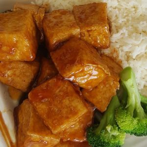 General Tso tofu  at China II in Sanford