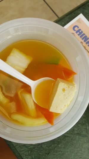 Vegan tofu soup!!! at China II in Sanford