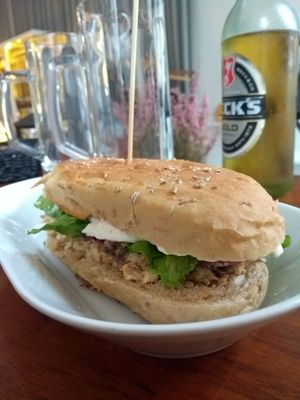 Panini z pastą bezjajeczna at Jak Malina in Szczecin