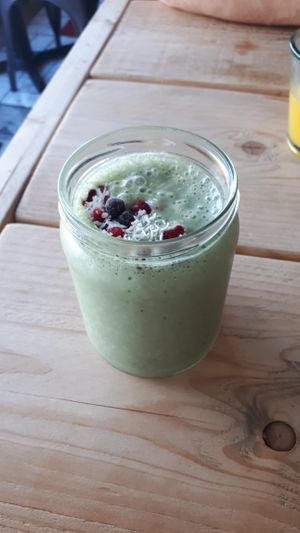 Green smoothie  at Haven in Tunbridge Wells