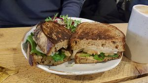 Mooli (Daikon) Sandwich at Haven in Tunbridge Wells